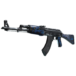 AK-47 Bleu stratifié