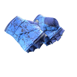 Bandages Crânes cobalt