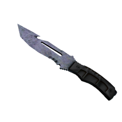 Couteau de survie  Acier bleui