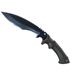 Couteau Kukri Acier bleui