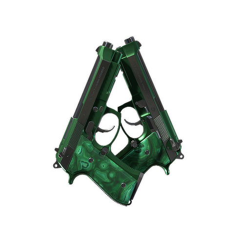 Dual Berettas Malachite polie