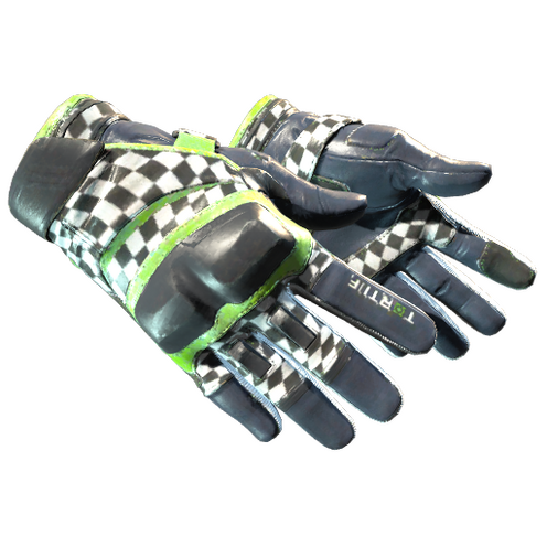 Gants de moto Ligne d'arrivée