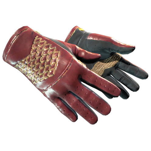 Gants de pilote Rezan le rouge