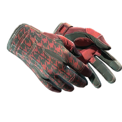 Gants de sport Shemagh rouge