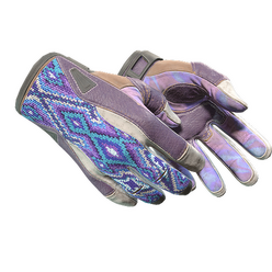 Gants de sport Violet Beadwork