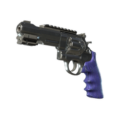Revolver R8 Poignée cobalt